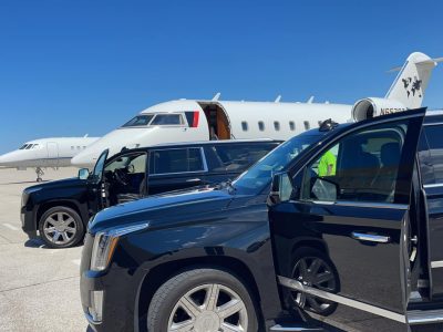 Car service to private jet